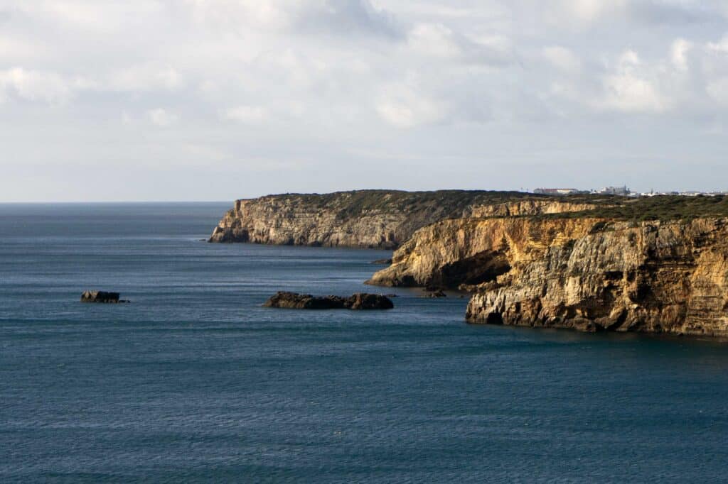 views  of the portuguese coastline while hiking the rota vicentina fishermens trail algarve portugal